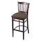 Holland Bar Stool Co 30" Bar Stool, Dark Cherry Finish, Canter Earth Seat 312030DC006 - alternate 1